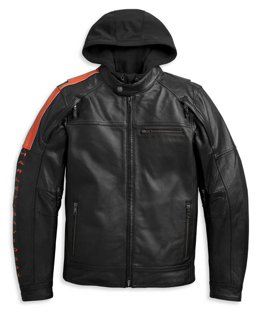 Harley-Davidson® Men's HWY-100 3-IN-1 Midweight Leather Jacket