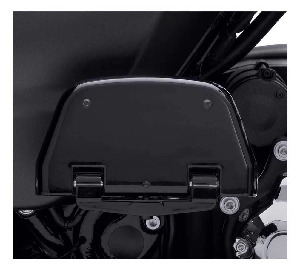 HarleyDavidson® Traditional Passenger Footboard Pans Gloss Black 50501799 Wisconsin Harley