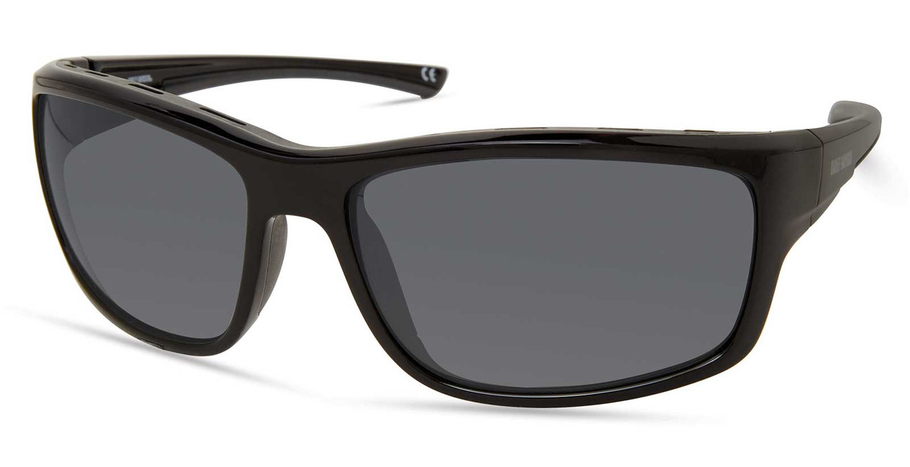 Harley-Davidson® Men's Venting Wrap Sunglasses, Black Frame/Smoke Mirror  Lenses - Wisconsin Harley-Davidson