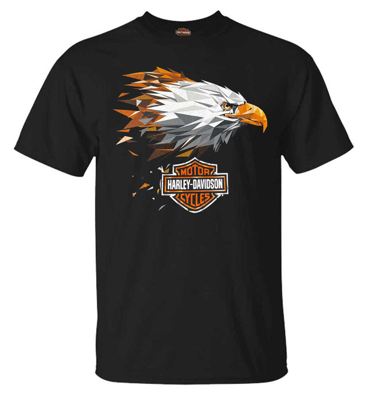 Harley Davidson® Mens Courageous Eagle Short Sleeve Crew Neck Graphic T Shirt Wisconsin 
