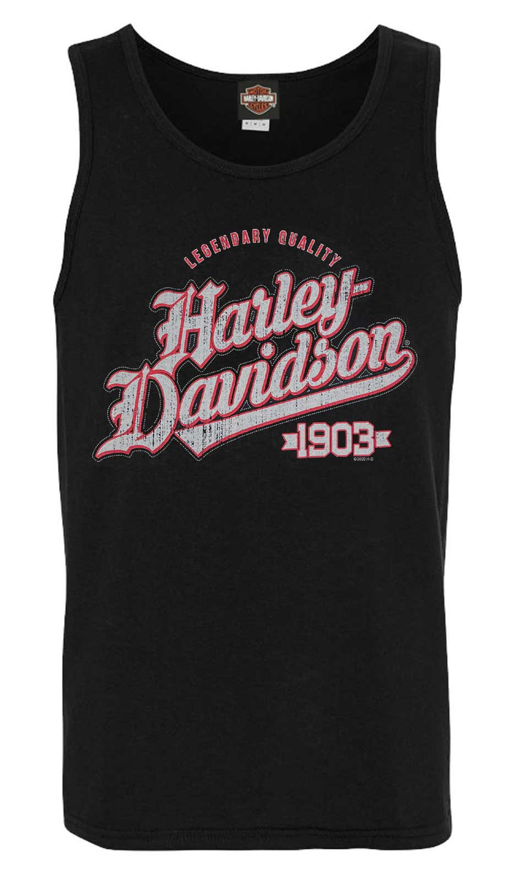 Harley-Davidson® Men's Profoundly Sleeveless Cotton Muscle Tank Top ...