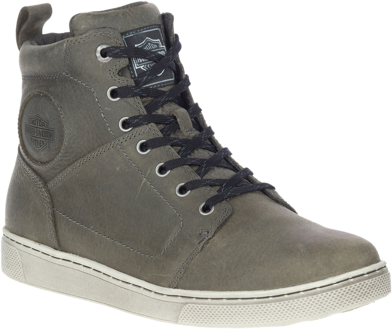 Harley-Davidson® Men's Bateman 5-Inch Grey Motorcycle Riding Sneakers,  D93803