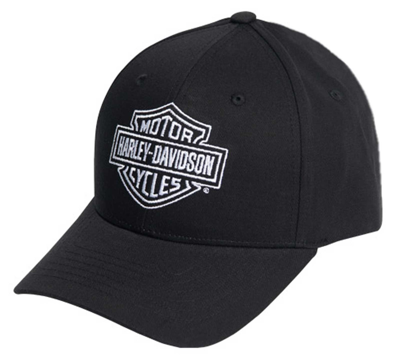 Harley-Davidson Mens Reflective H-D Curved Bill Snapback Adjustable Baseball Cap