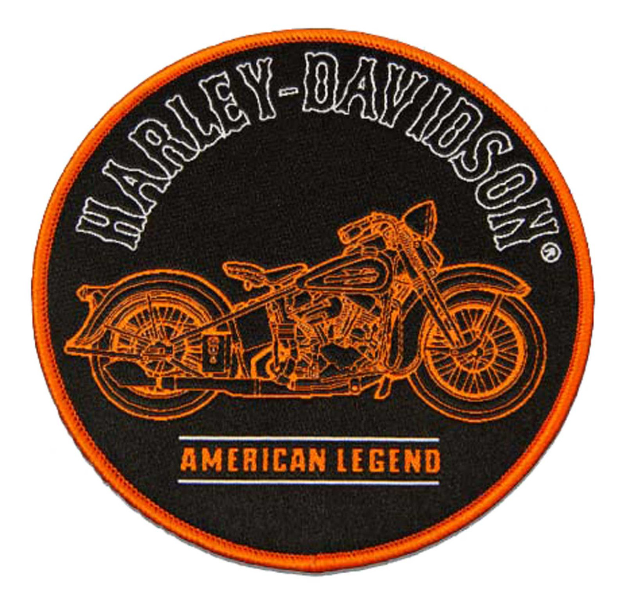 Harley-Davidson® 4 in. American Legend Round Emblem Sew-On Patch