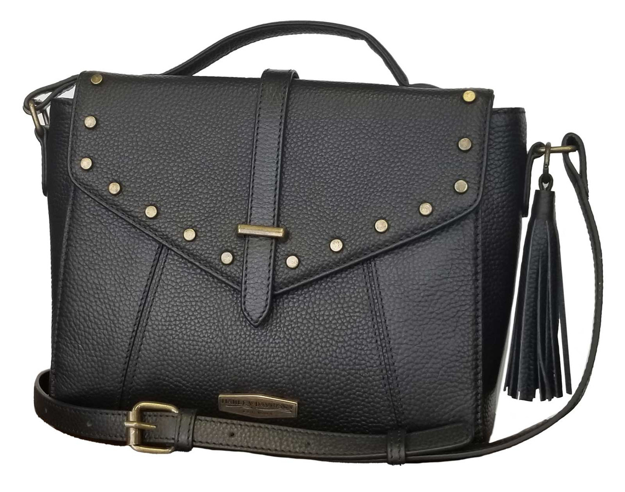 Harley-Davidson Women's Vintage Rivet Crossbody Bag