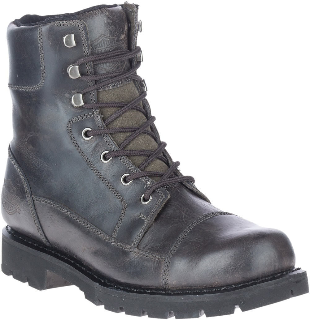 Harley-Davidson® Men's Pearson 8-Inch Waterproof Grey Motorcycle