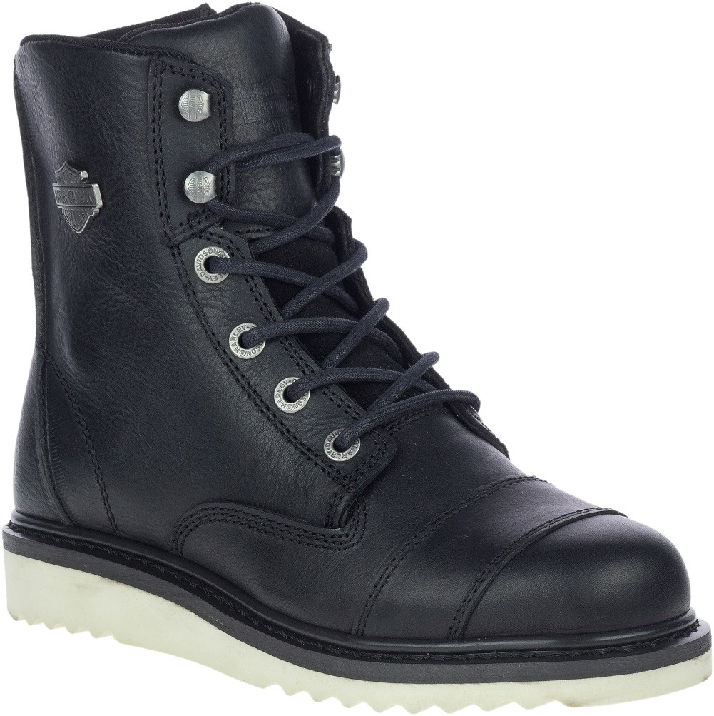 Harley-Davidson® Women's Marconi 7-Inch Black Motorcycle Boots