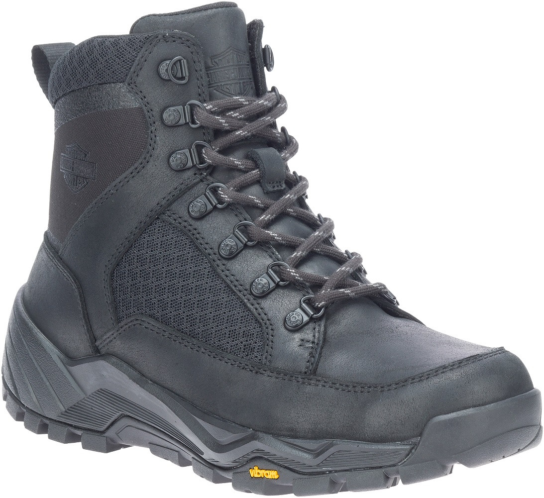 Harley-Davidson ブラックブーツ Harley-Davidson® Men's Walden 5-Inch Black Motorcycle Riding Boots