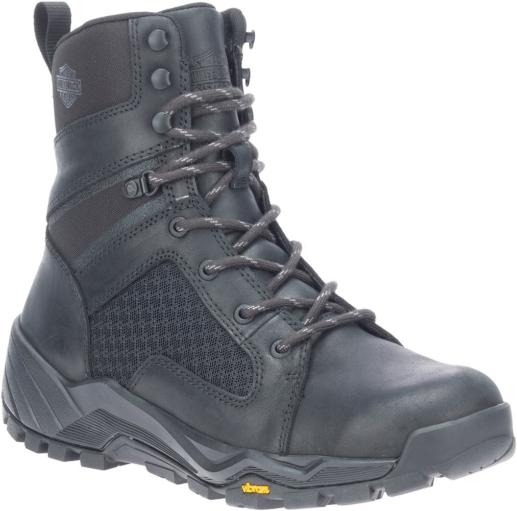 Harley-Davidson® Men's Walden 6-Inch Black Motorcycle Riding Boots