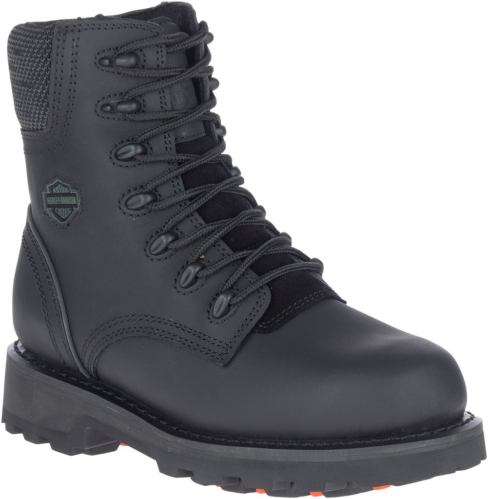 Harley-Davidson® Women's Landers 6-Inch Black Motorcycle Boots