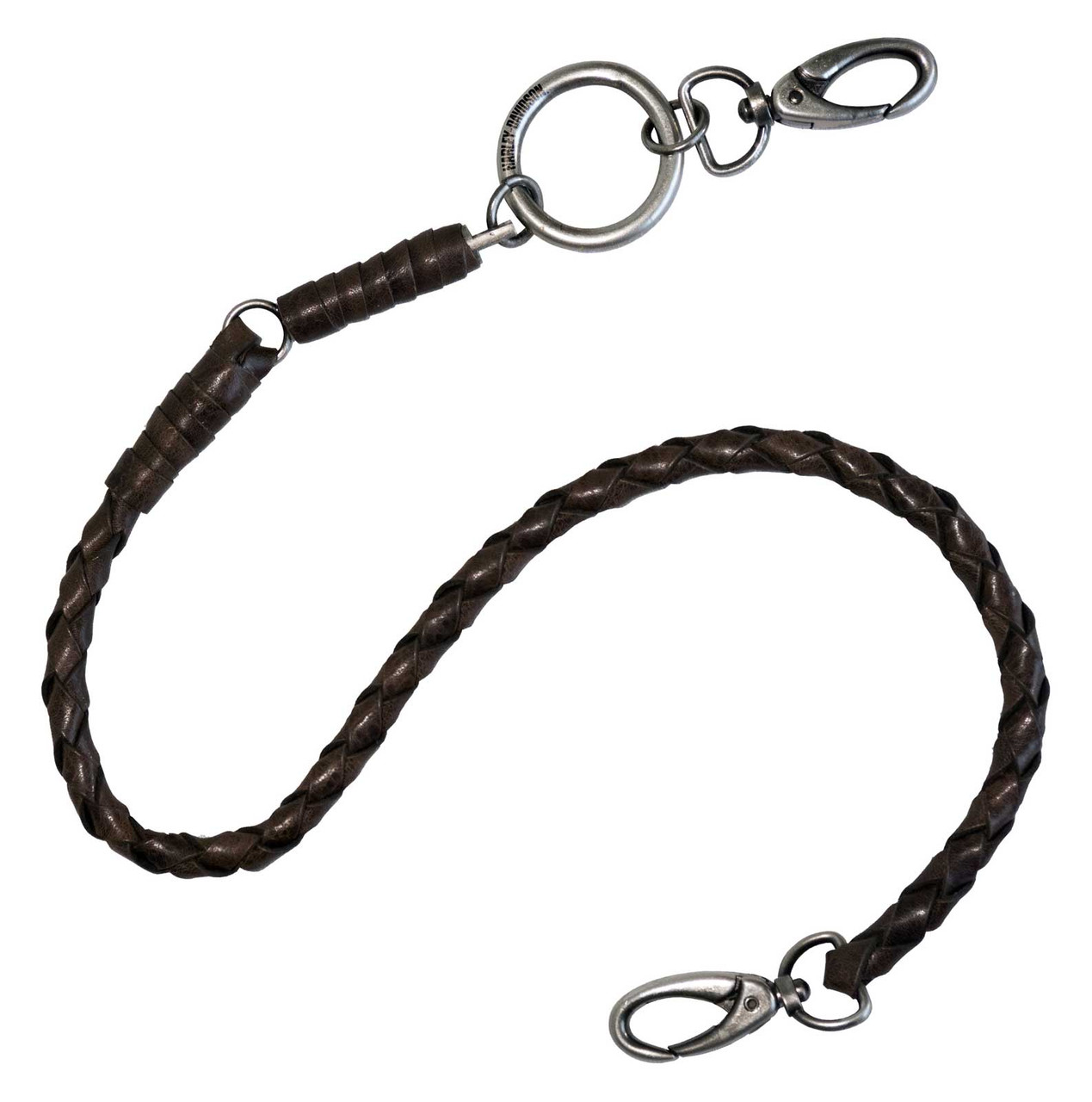 Harley-Davidson® Men's Ride Free 25 inch Braided Leather Wallet