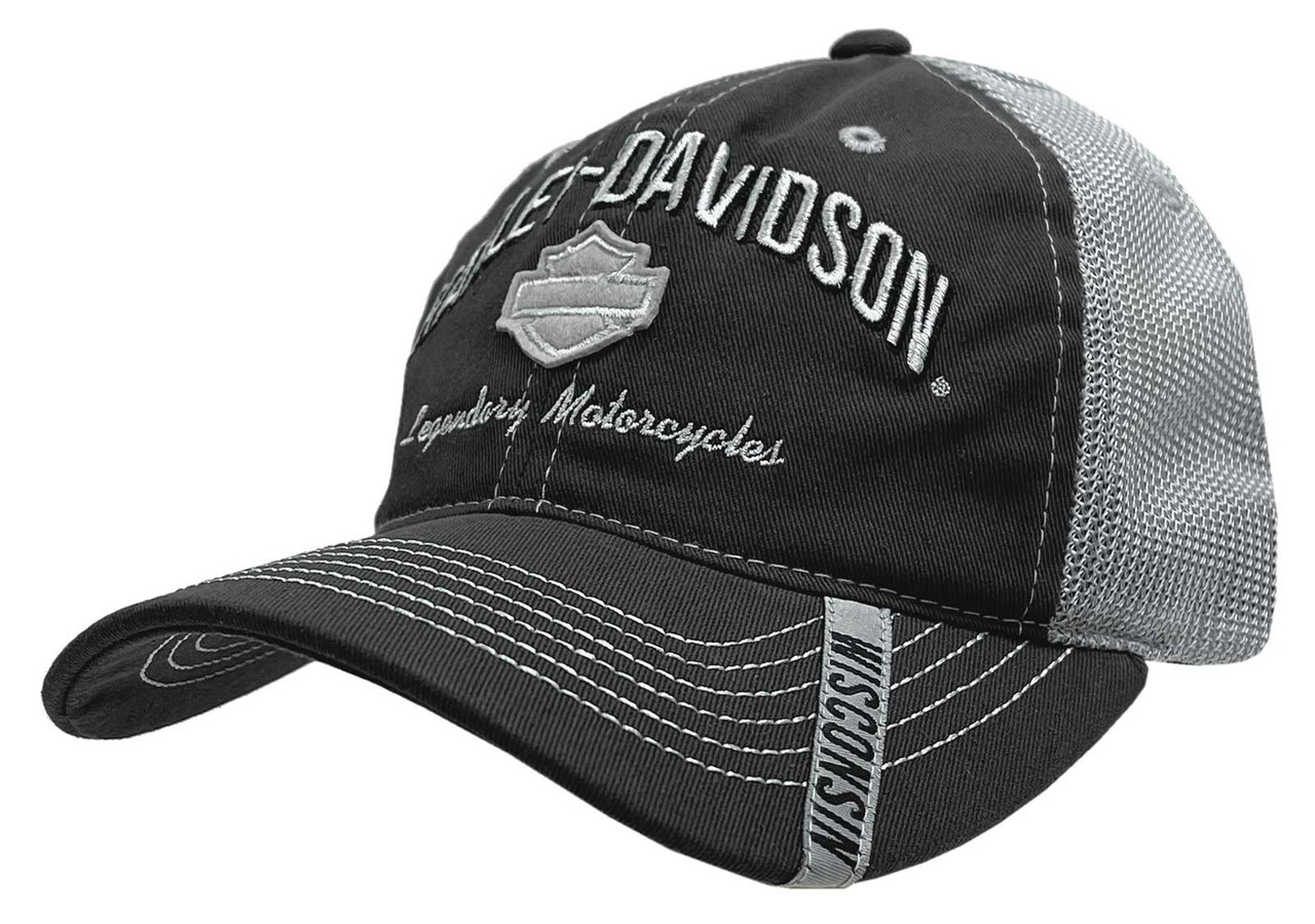 Harley-Davidson® Men's Baseball Cap, H-D Bar & Shield Mesh Hat w