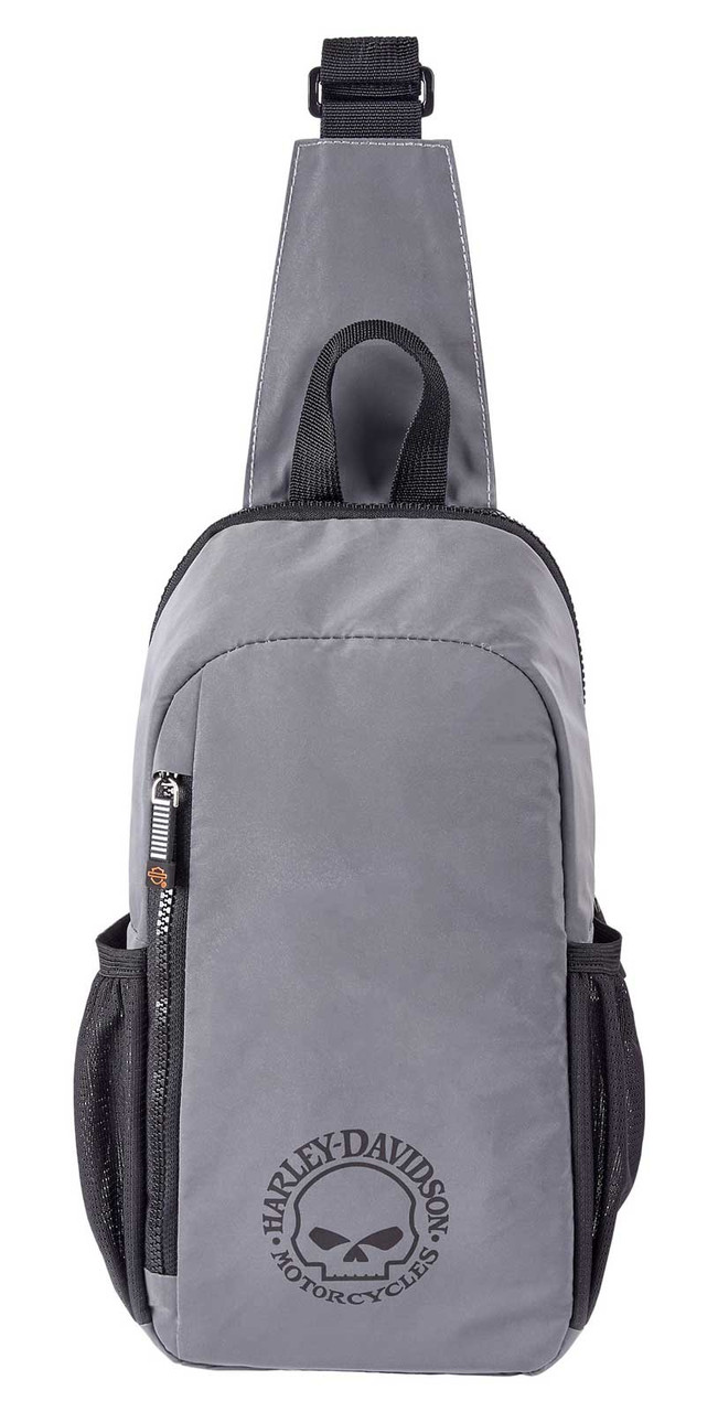 HarleyDavidson® Super Sling Backpack, Willie G Skull Lightweight Bag