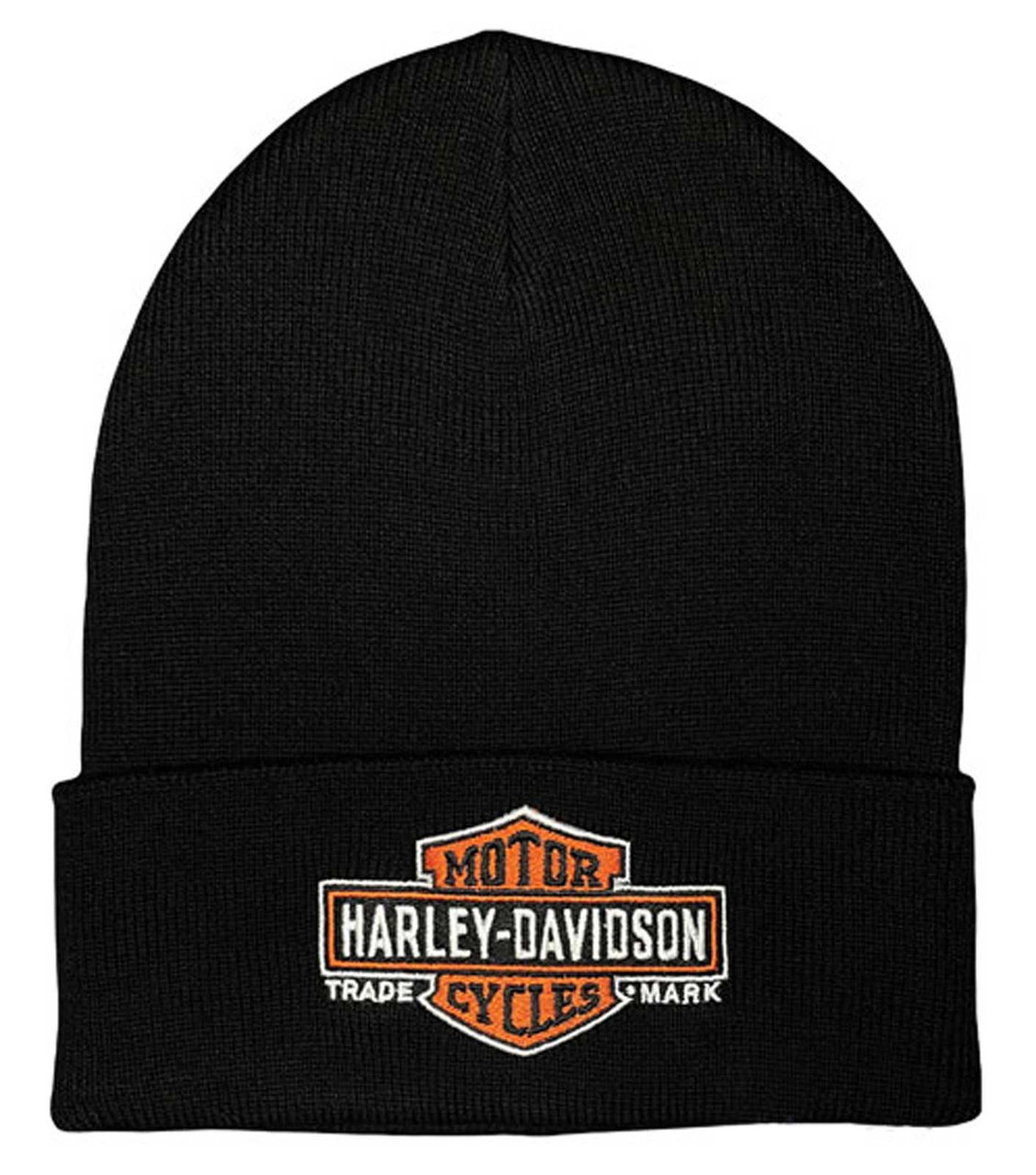 Harley-Davidson® Men's Timeless Bar & Shield Logo Embroidered Cuffed ...