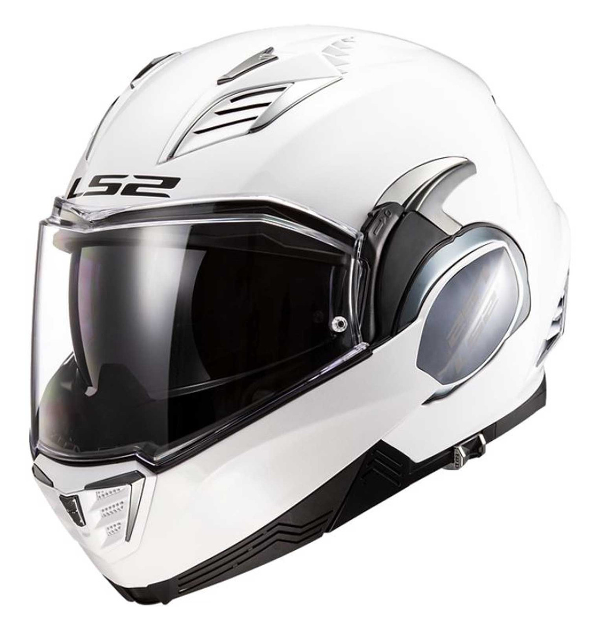 LS2 Helmet VALIANT ヴァリアント ヘルメット 3XL ホワイト LS2 Helmets Valiant II Modular Motorcycle Sun-Shield Helmet