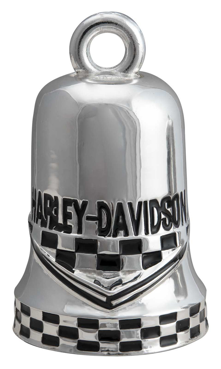 Harley-Davidson® Checkered Racing Flag H-D Text Ride Bell