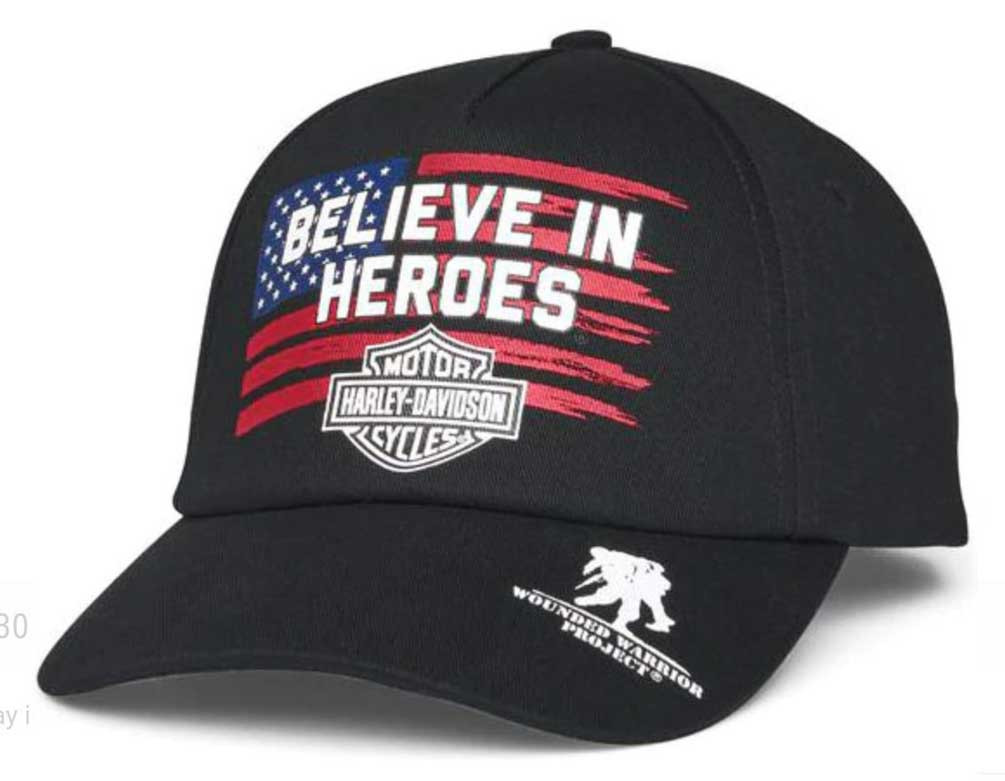Harley-Davidson® Men's Wounded Warrior Adjustable Baseball Cap