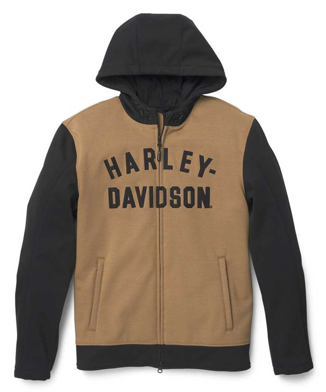 Harley-Davidson® Men's Deflector Hooded Riding Fleece Jacket 97149