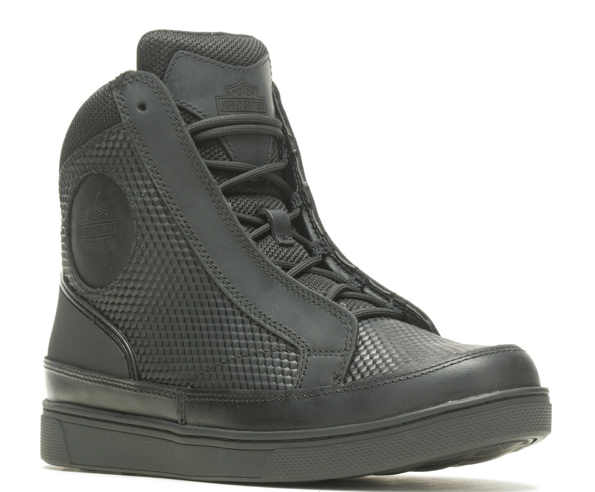 Harley-Davidson® Men's Vardon Carbon Black or Grey Riding Sneaker