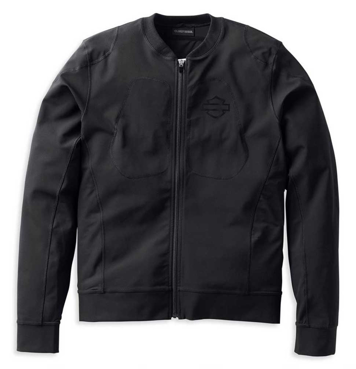 Harley-Davidson® Men's HD-Tech Armored Base Layer Jacket, Black