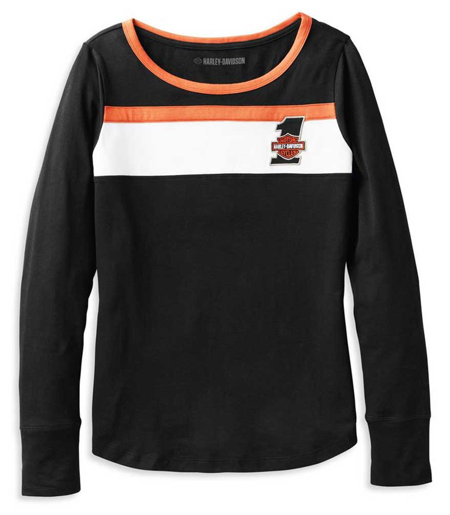Harley-Davidson® Women's Full-Speed Knit Long Sleeve Top - Black