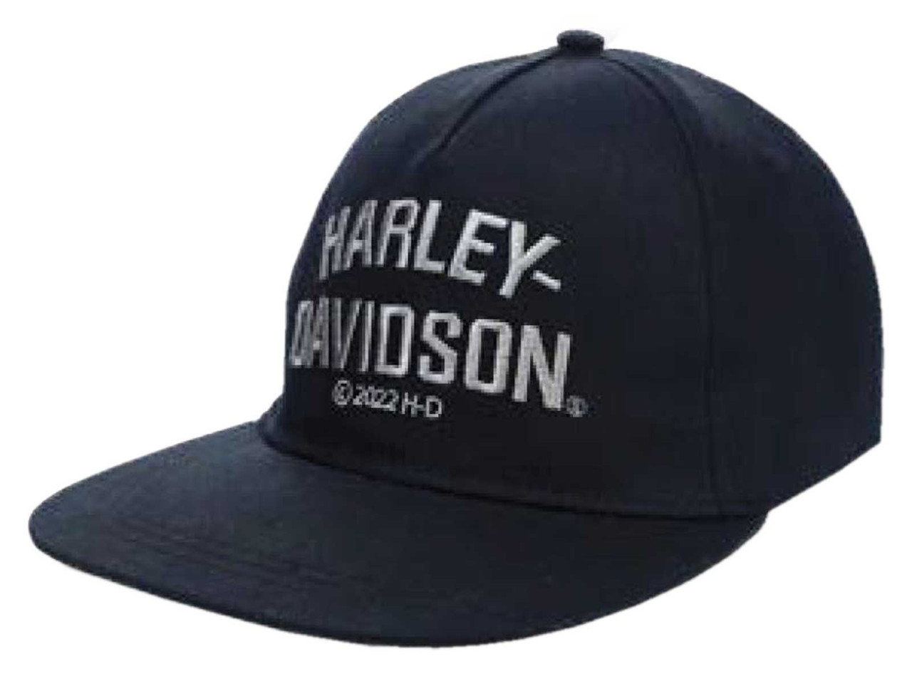Harley-Davidson® Little Boys' Twill Flat Brim Snap Back Baseball