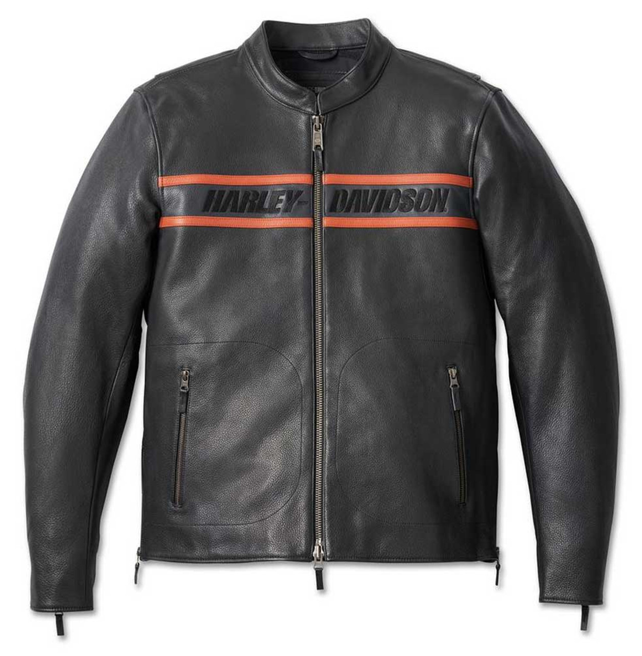 Harley-Davidson® Men's Victory Lane II Leather Jacket - Black 98000-23VM