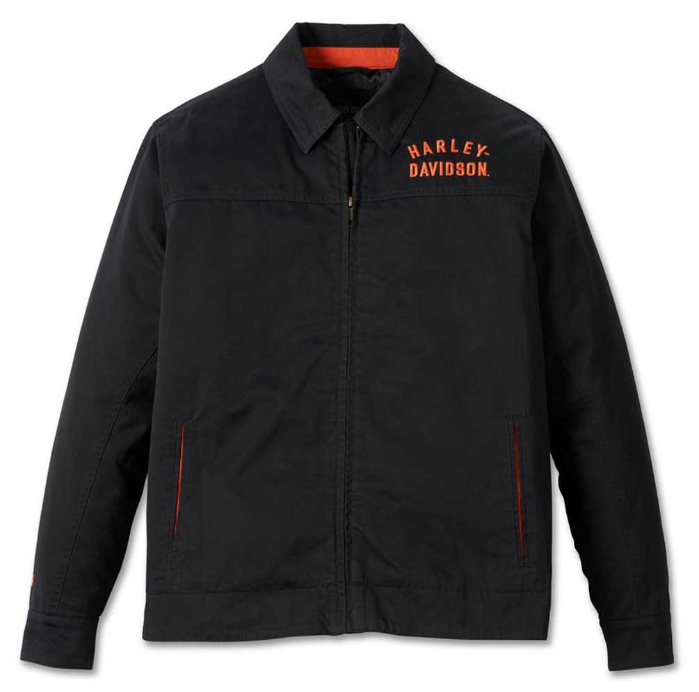 Harley-Davidson® Men's Harley Work Casual Cotton Jacket - Black