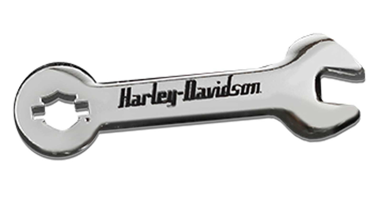 Harley-Davidson® Bar Shield Wrench Metal Pin, Gloss