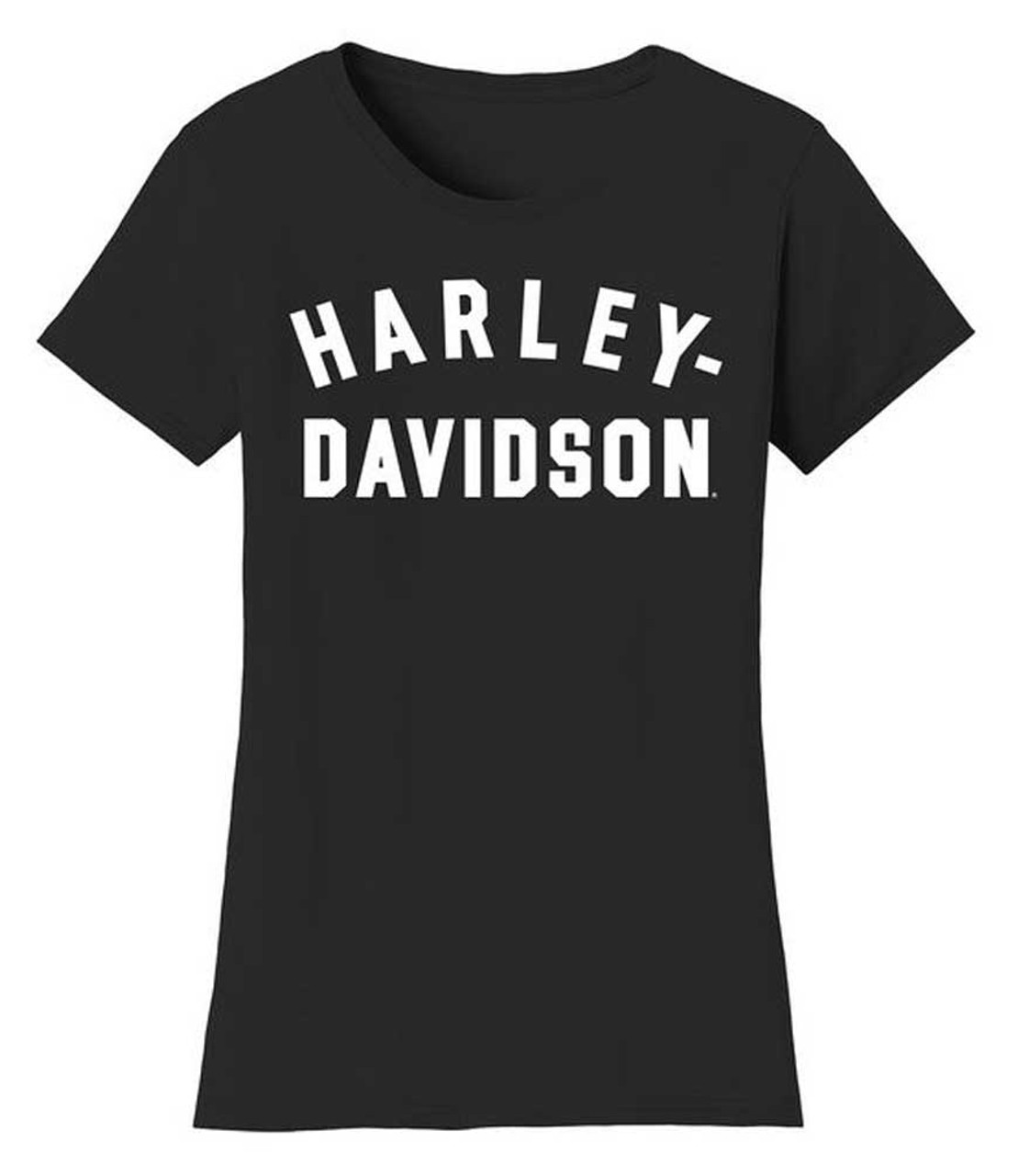 Harley Davidson® Womens Forever Racer Font Short Sleeve Tee Black 99019 23vw Wisconsin 