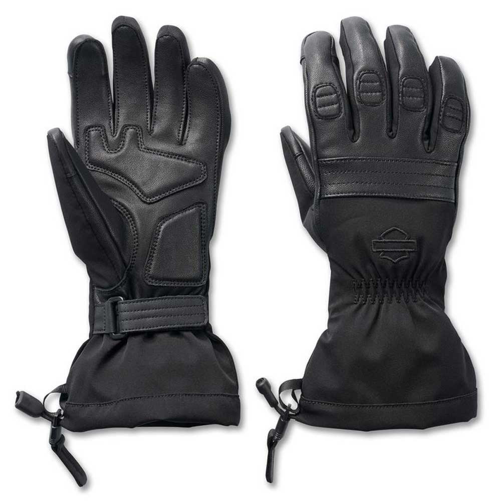 Harley-Davidson® Women's Optimal Mixed Media Gauntlet Gloves