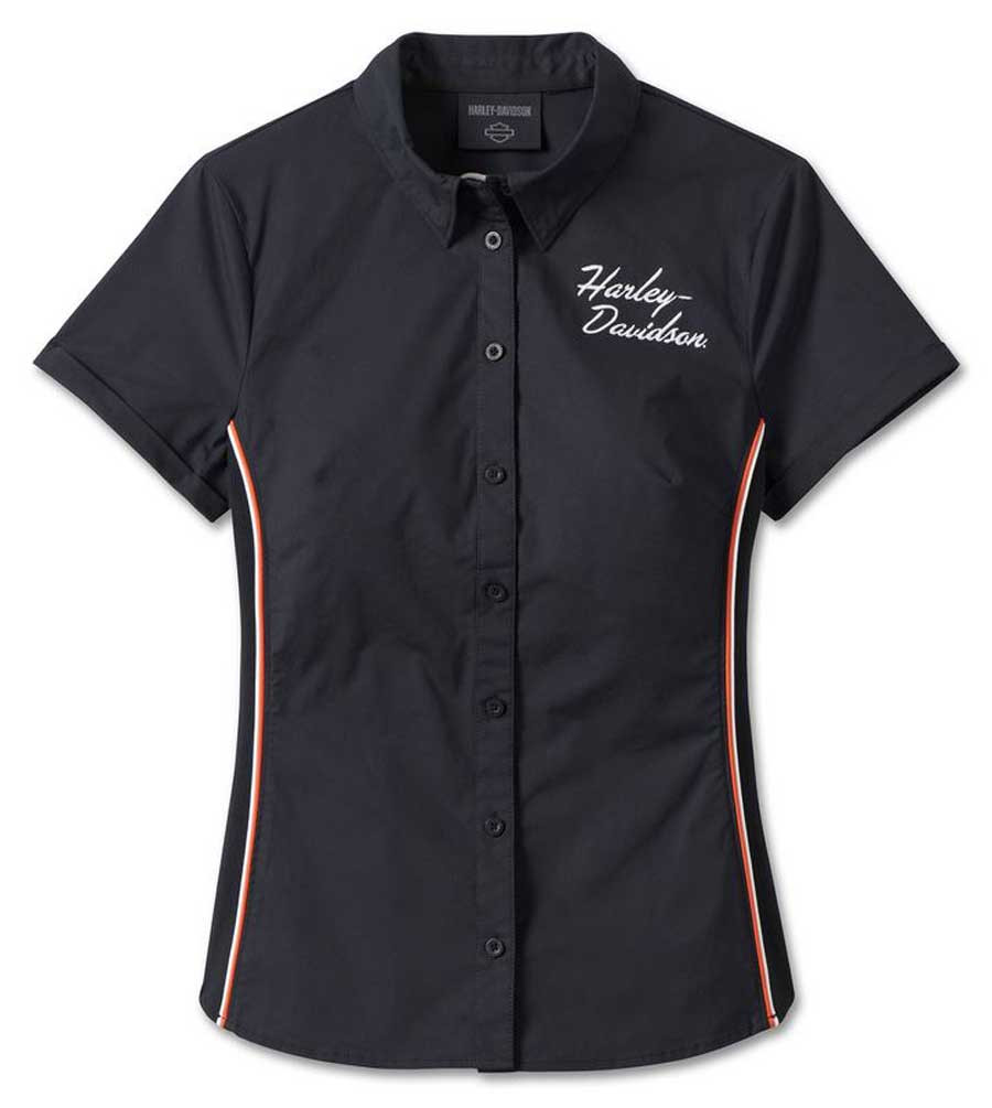 Harley-Davidson® Women's Inherent Button Front Short Sleeve Shirt