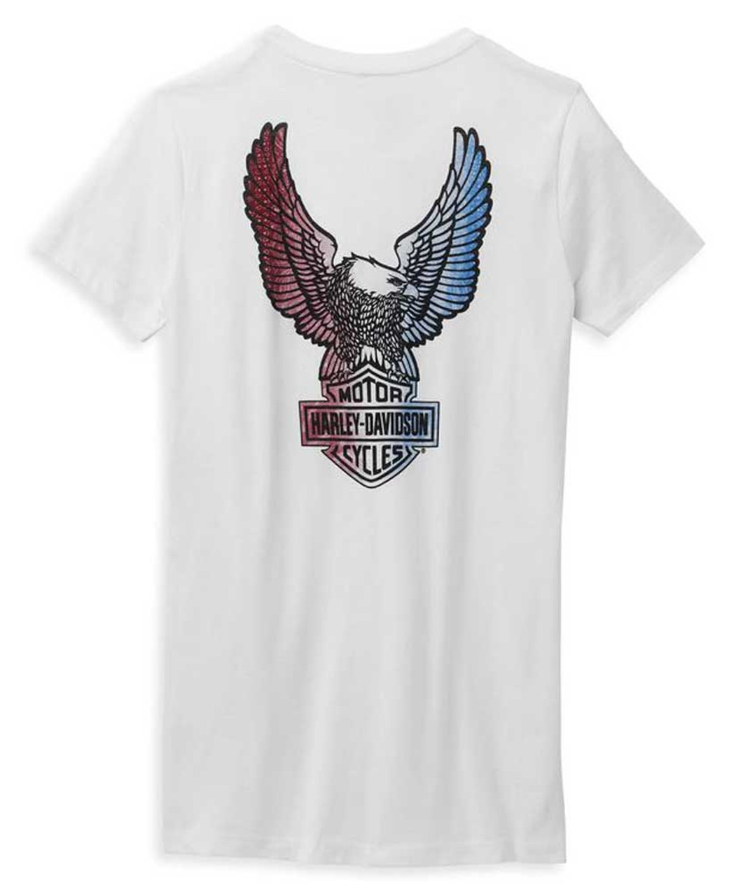 Harley-Davidson® Women's Forever Freedom Eagle Short Sleeve Tee, White ...