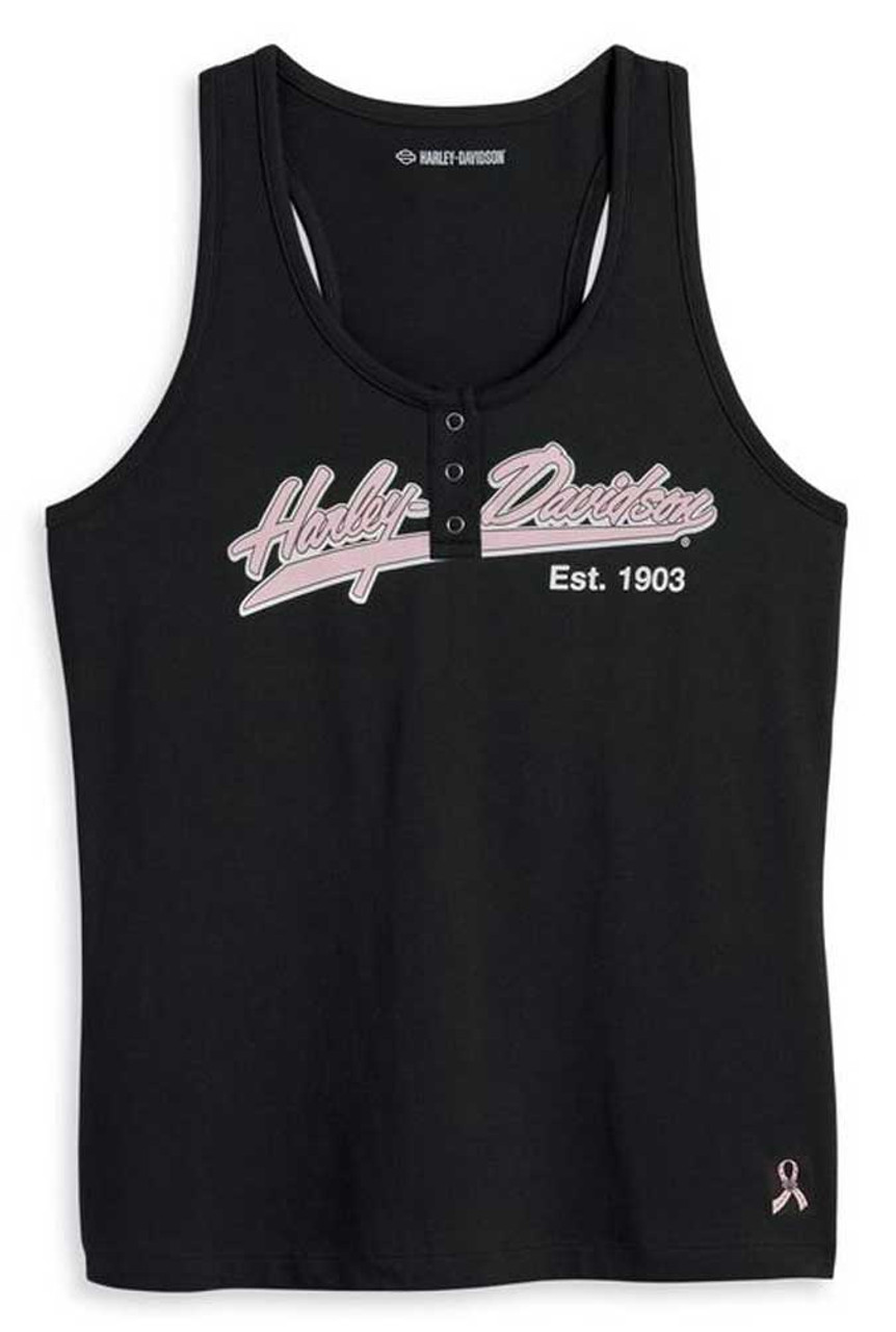 Harley-Davidson Jamaica ノースリーブカットソー Harley-Davidson® Women's Flag & Eagle Laced Back Sleeveless