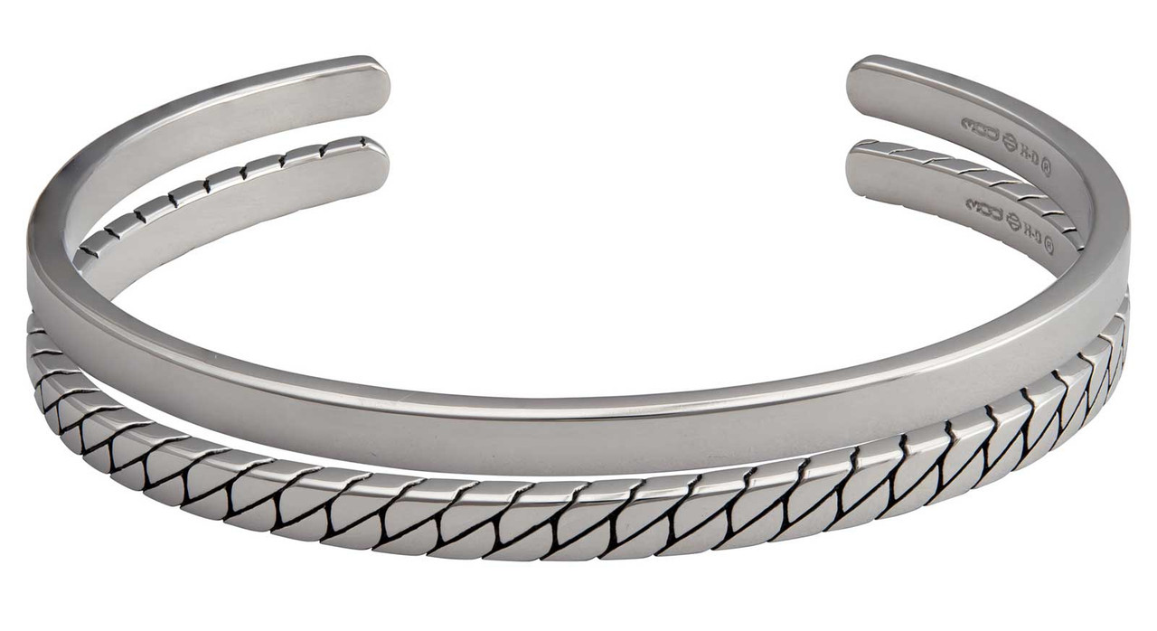 Harley-Davidson® Women's Flat Chain Double Cuff Bracelets