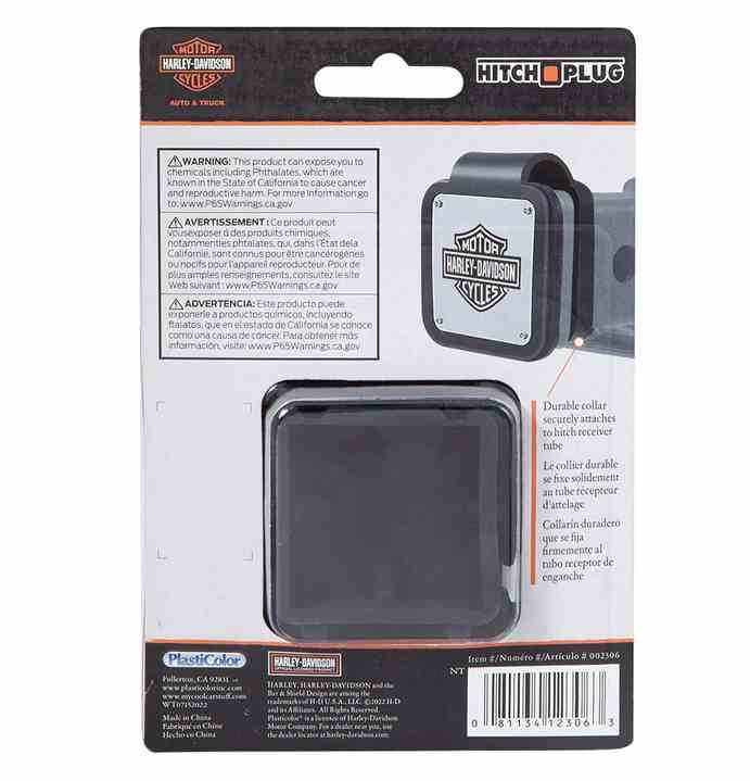 HarleyDavidson® Bar & Shield Silicone Hitch Plug Cover For 2" Receiver Tube 2306 Wisconsin