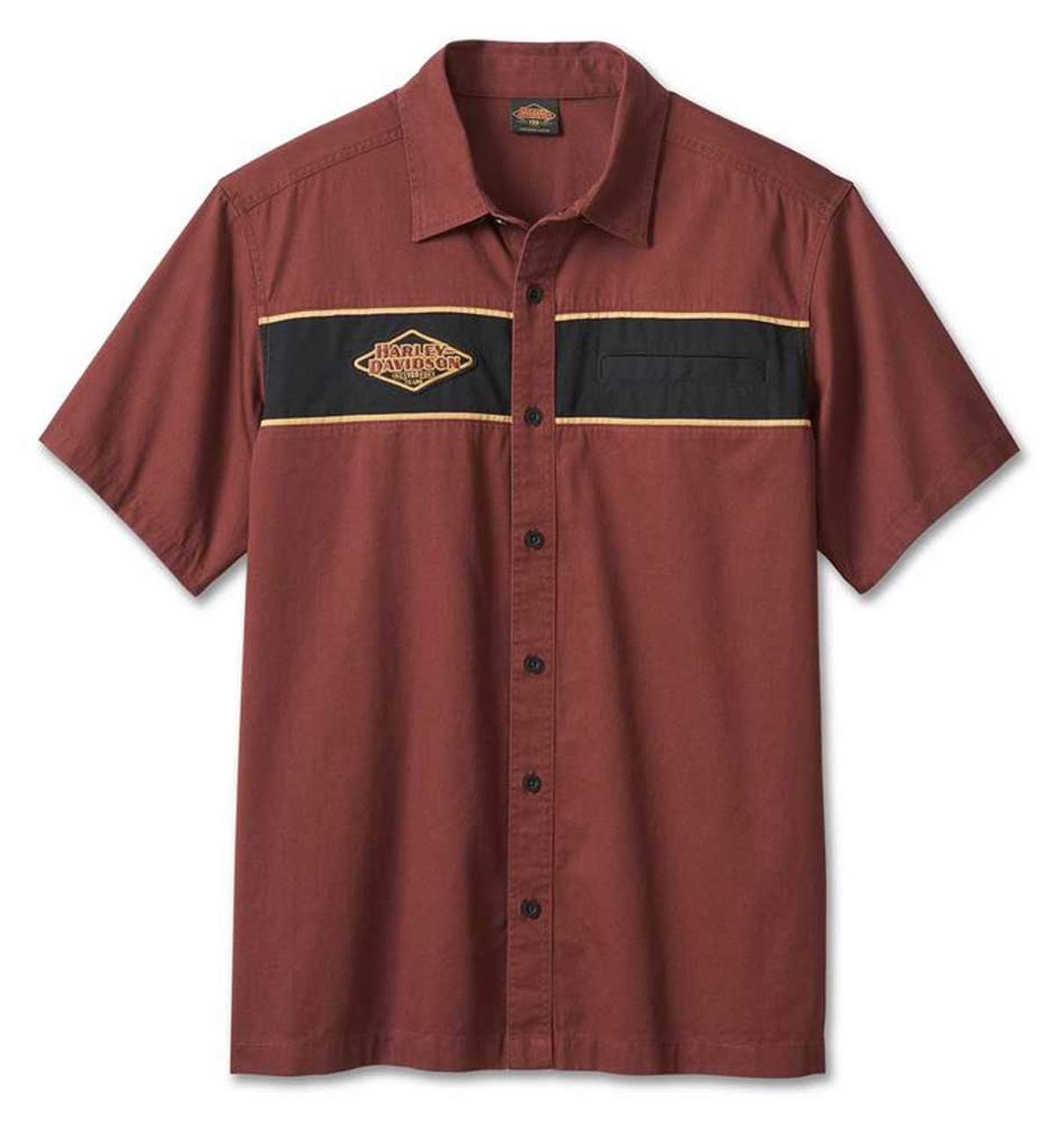 Harley-Davidson Racing Tシャツ SYＮ3 114 Harley-Davidson® Men's Racing B&S Colorblocked Long Sleeve