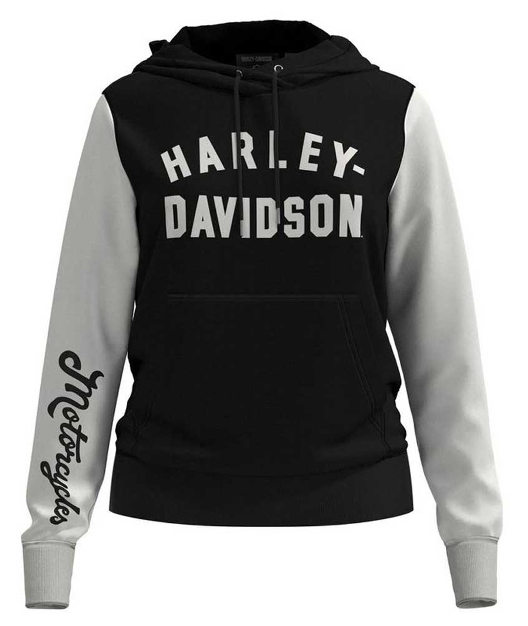 Harley Davidson® Womens Winding Roads Pullover Hoodie Blackgray 96407 23vw Wisconsin 4309