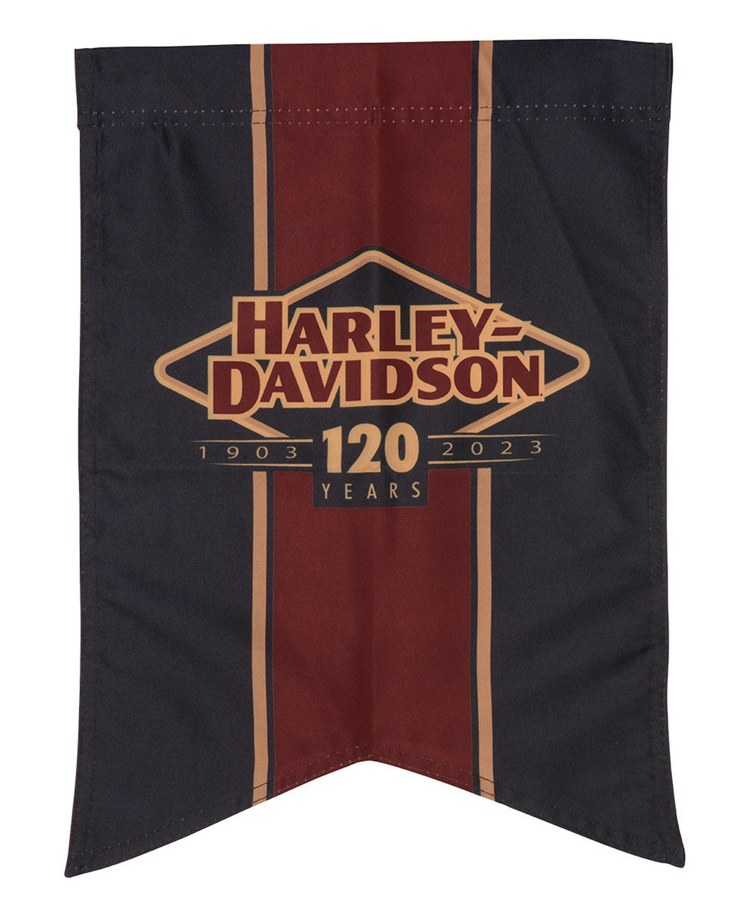 Harley-Davidson® Weather-Resistant 120th Anniversary Garden Flag