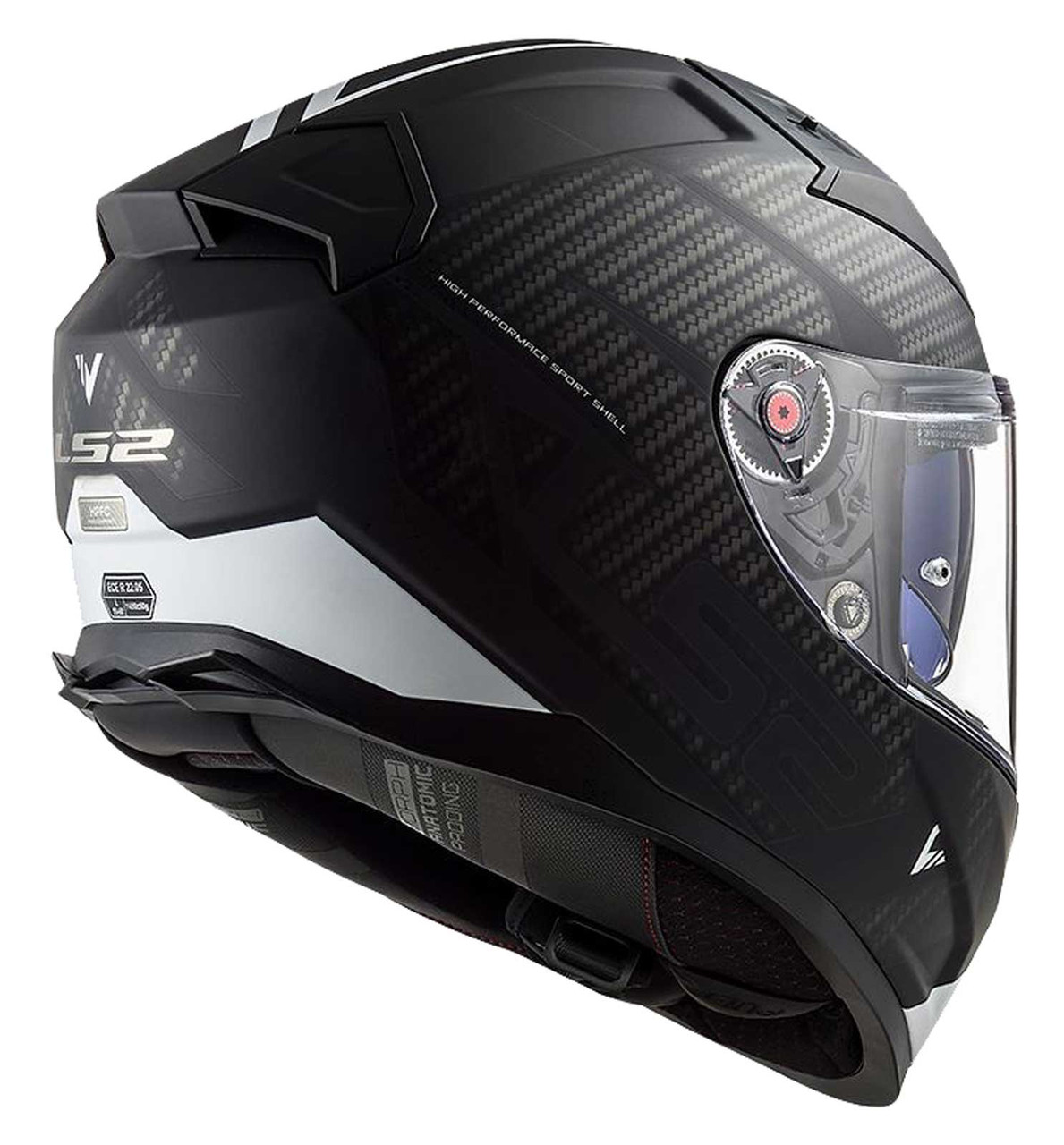 LS2 Helmets Citation II Splitter Full Face Motorcycle Helmet, Matte