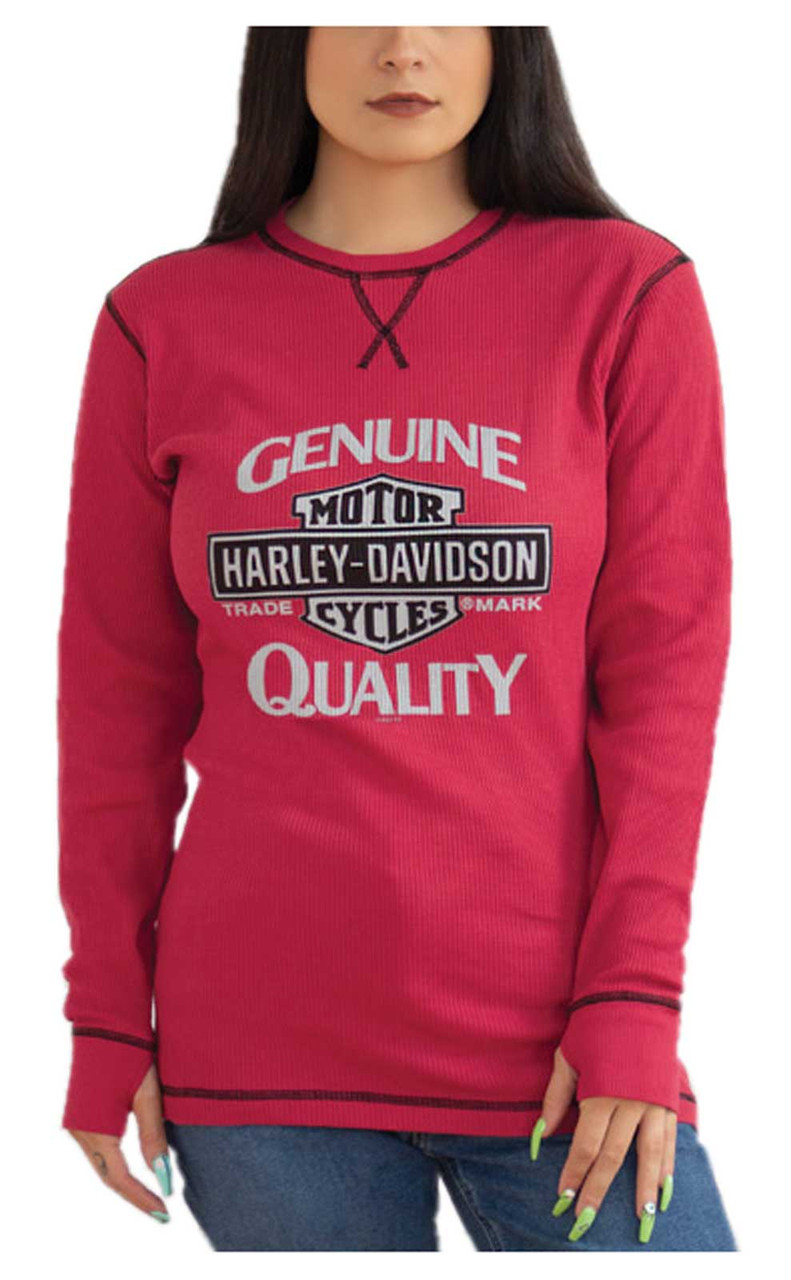 Harley-Davidson® Women's Gritty Long Sleeve Thermal Tee w