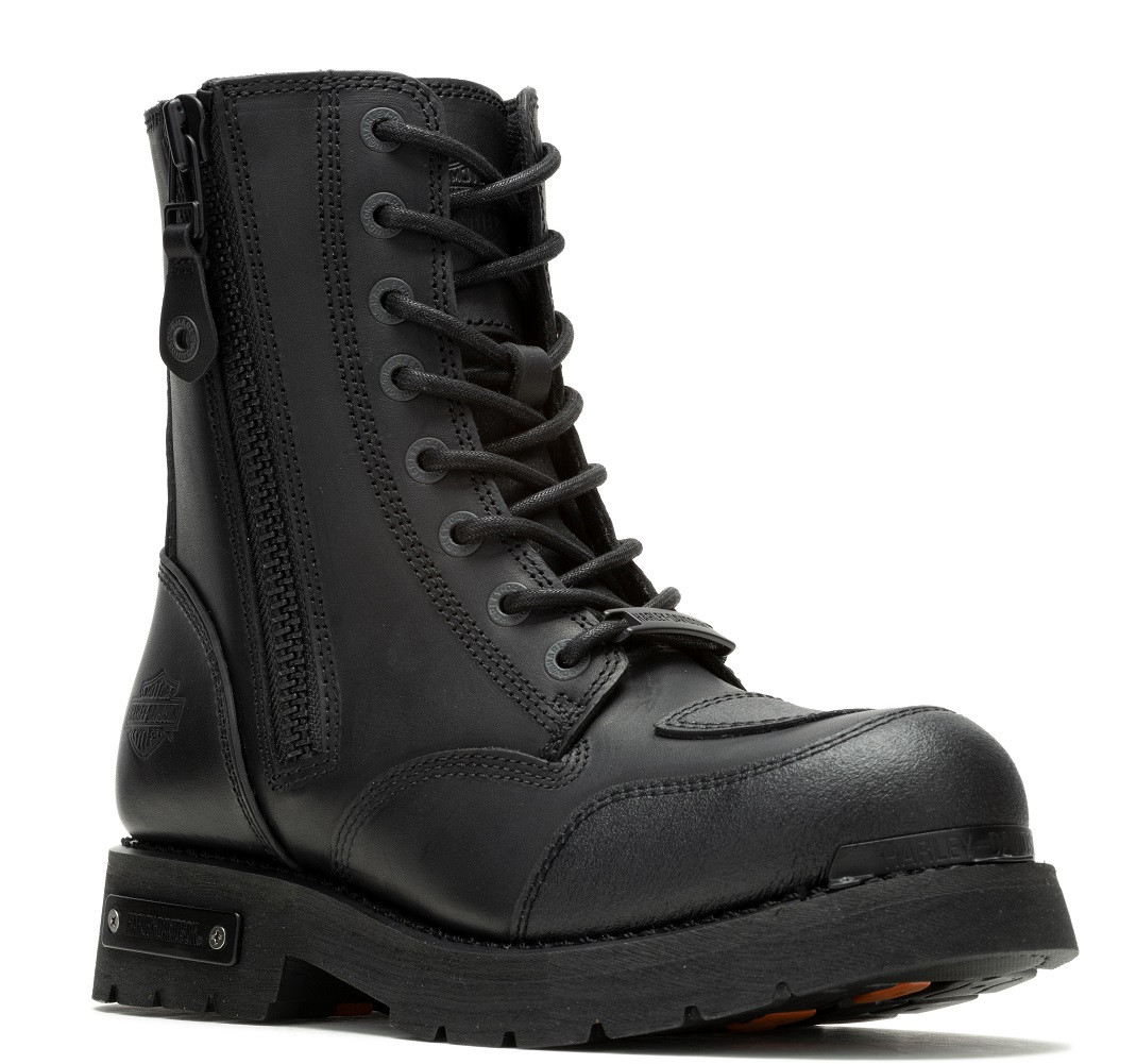 Harley-Davidson® Men's 7.25-Inch Hadan Black Motorcycle Boots
