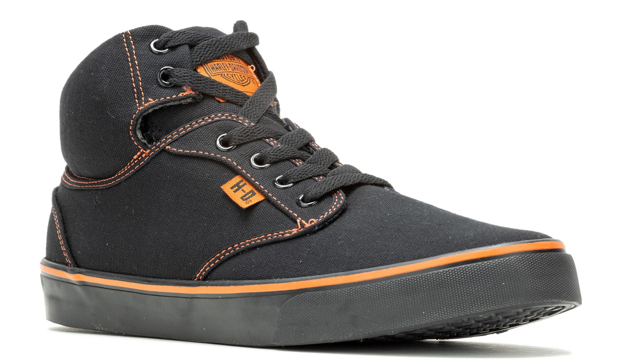 HARLEY DAVIDSON ハーレーダヴィッドソン 97463-18VM Harley-Davidson® Men's Wrenford Black 3.5-Inch Sneakers D93898