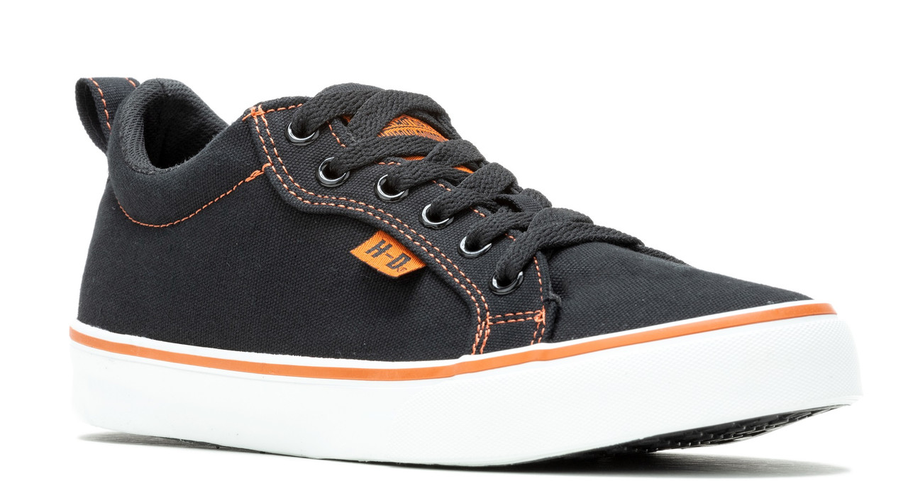 Harley-Davidson® Women's Torland Black Vintage Style Sneakers