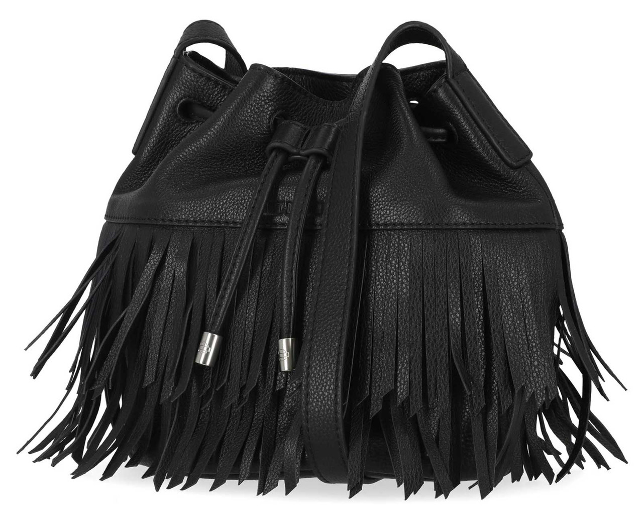 Harley-Davidson® Women's Festival Fringe Drawstring Leather Purse