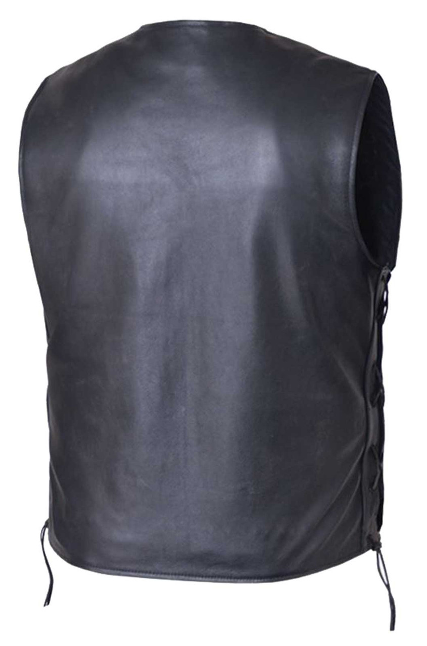 Harley Davidson Cowhide Leather Motorcycle Vest main image 1