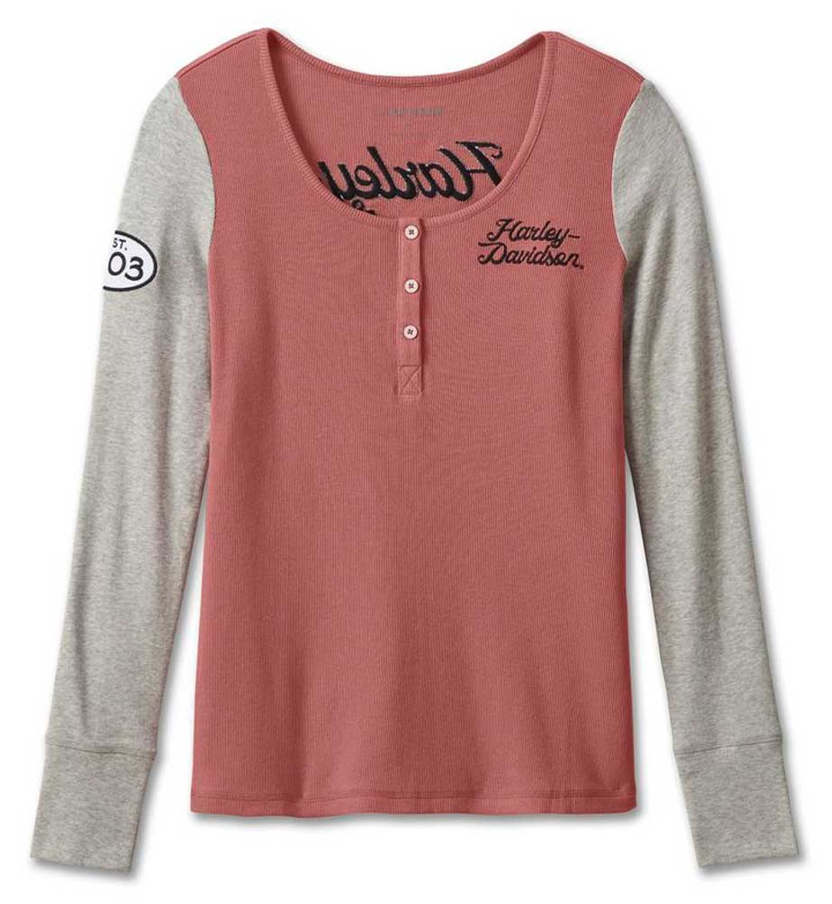 Harley-Davidson 長袖カットソー ピンク HARLEY RHINESTONE SWEATSHIRT PINK (PREORDER) – Vintage By Lex