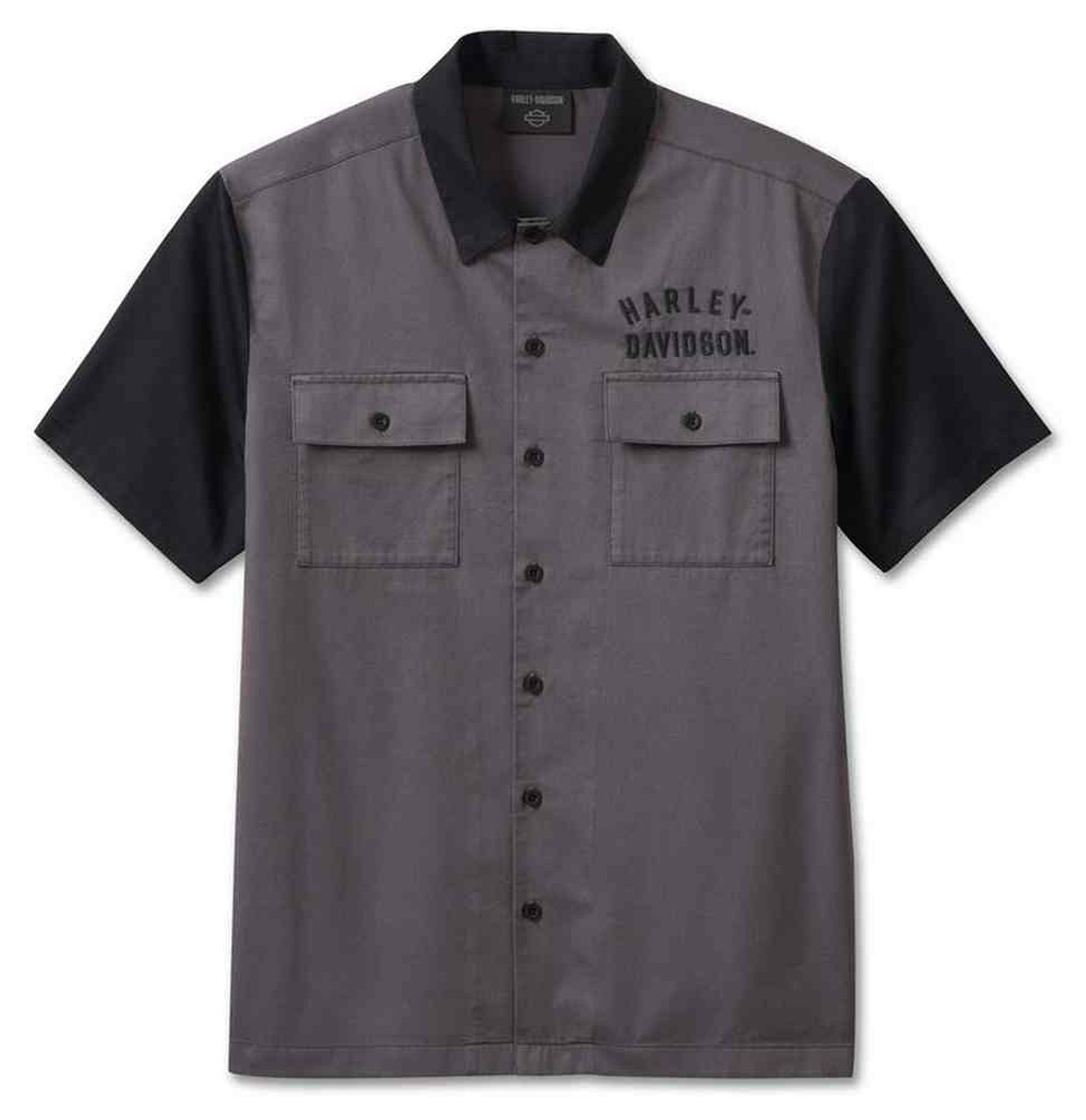Harley-Davidson® Men's Staple Colorblocked Short Sleeve