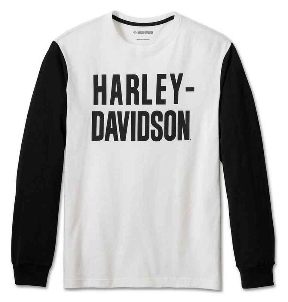 Harley-Davidson® Men's Foundation Long Sleeve Colorblocked Shirt