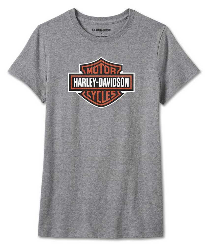 HARLEY DAVIDSON / Tシャツ/L/コットン/YLW Harley-Davidson® Women's Bar & Shield Short Sleeve Cotton Tee